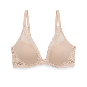 Natori Feathers Bra in Café